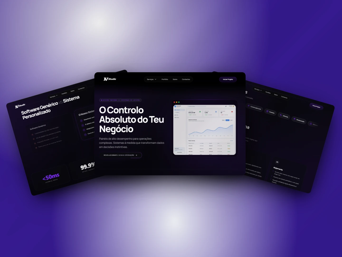 Backoffice - XV Studio website