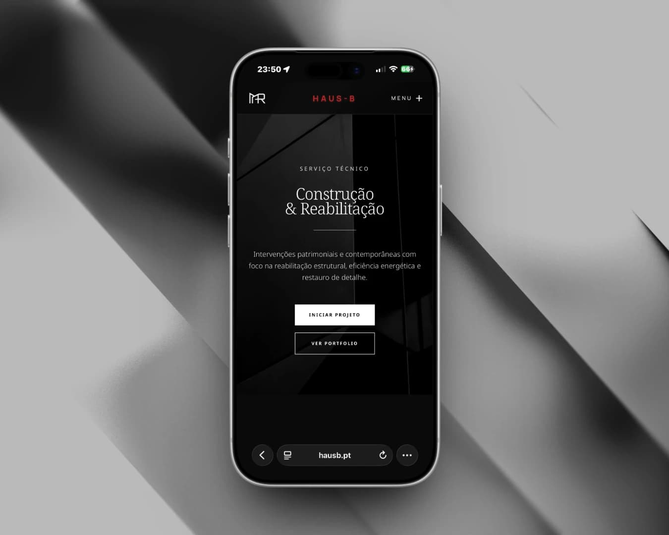 Mobile construction page - HAUSB